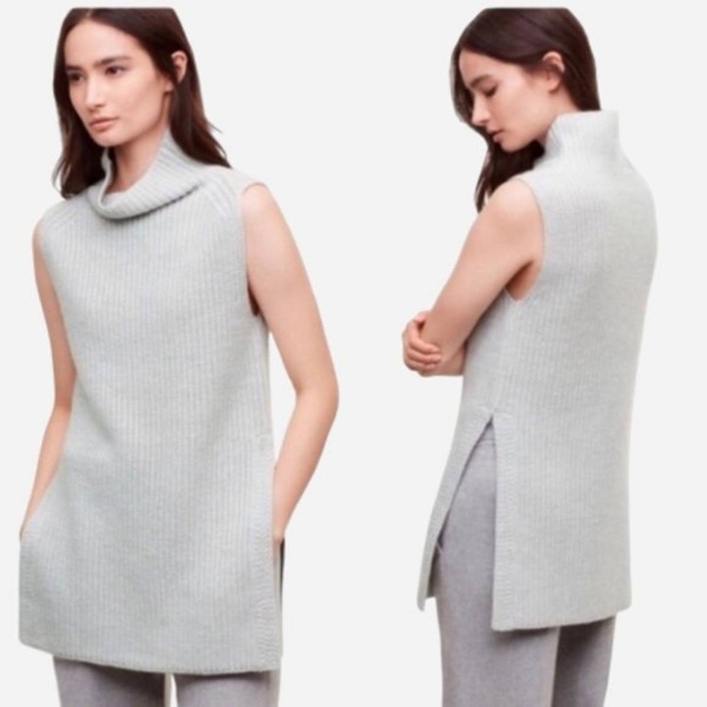 Wilfred Light Grey Durandal Wool Sweater Small